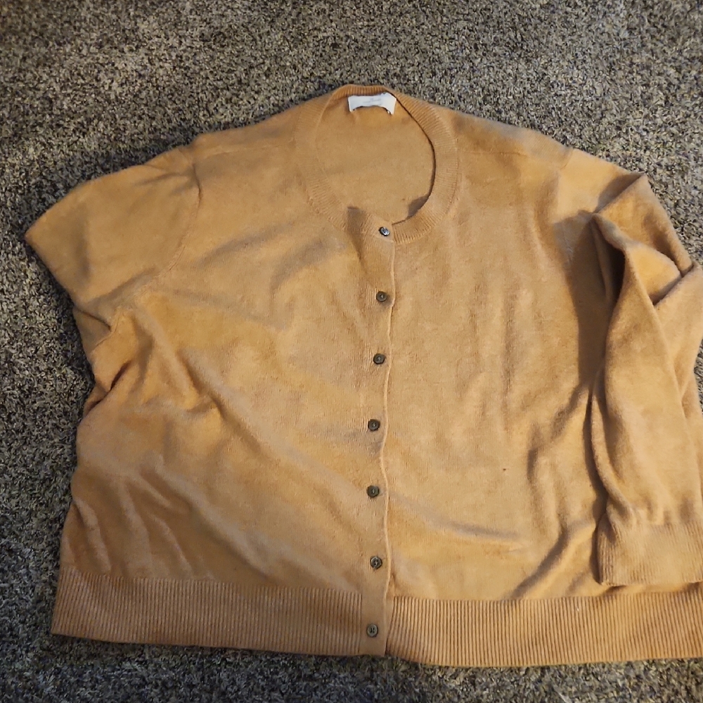 Old Navy Women's Camel Cardigan Sweater